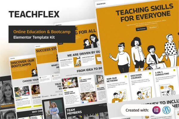 Teachflex – 在线教育和训练营 <a href=