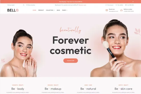 Bello – 化妆品和美容响应式 Shopify – Shopify