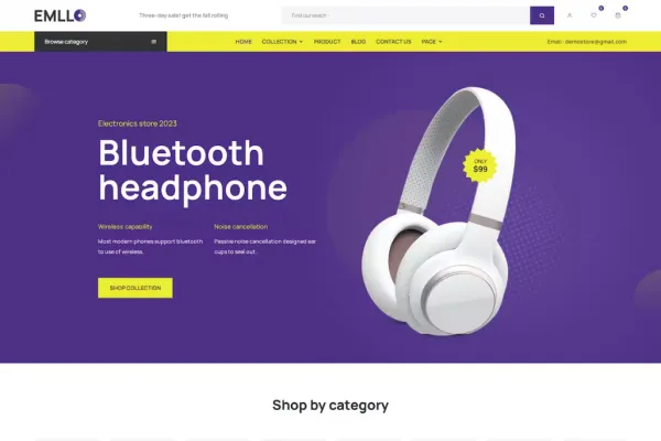 Emllo – 电子产品和小工具响应式 Shopify商城 – Shopify