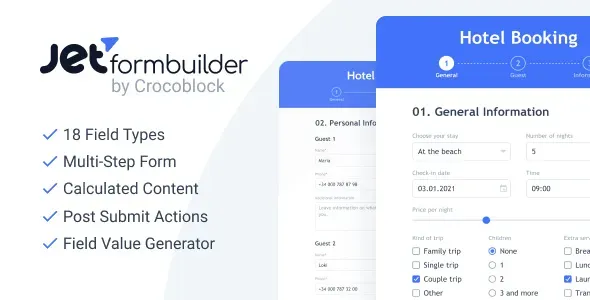 JetFormBuilder 3.6.4.2 + Pro Addons – WordPress 表单构建器插件