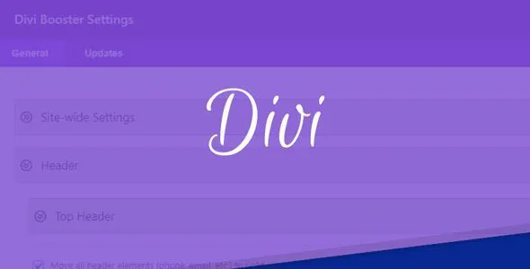 Divi Booster 5.7 – Divi增强插件,100+配置选项