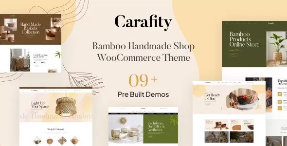 Carafity 1.3.0 – 竹手工店WooCommerce主题，手工艺品电商