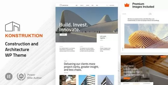 Konstruktion – 建筑施工WordPress主题,工程公司官网