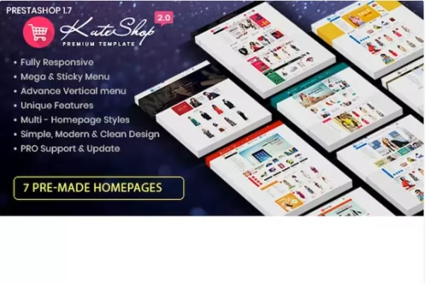 KuteShop – 时尚电子PrestaShopShop主题，多业态市场商城