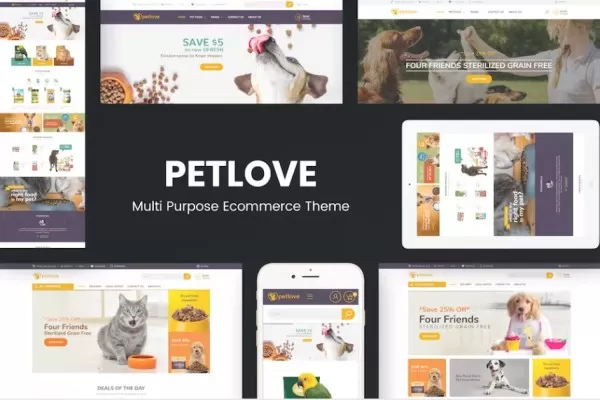 Petlove – 响应式PrestaShopShop主题,宠物用品商城