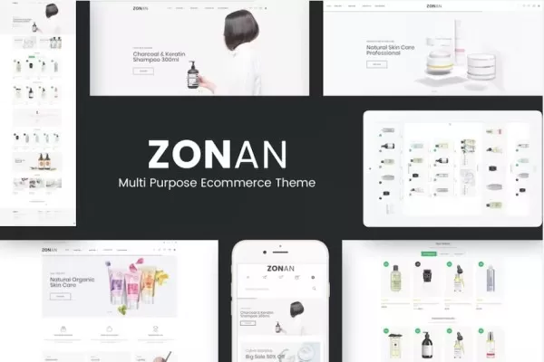 Zonan – 健康美容PrestaShopShop主题，养生化妆品商城