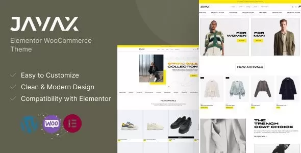 Javax 1.1.0 – Elementor WooCommerce主题，电商商城