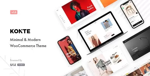 Konte 2.5.1 – 极简现代WooCommerce主题，简约电商