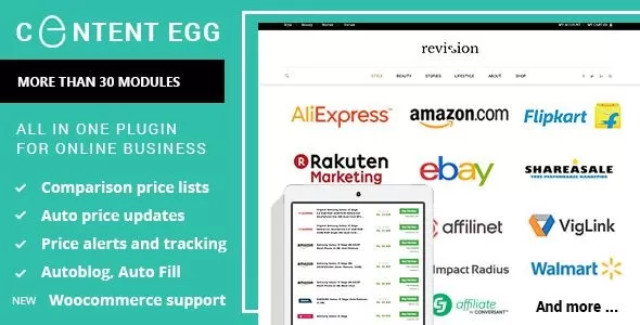Content Egg 21.4.1 – WordPress联盟营销插件，比价返利站