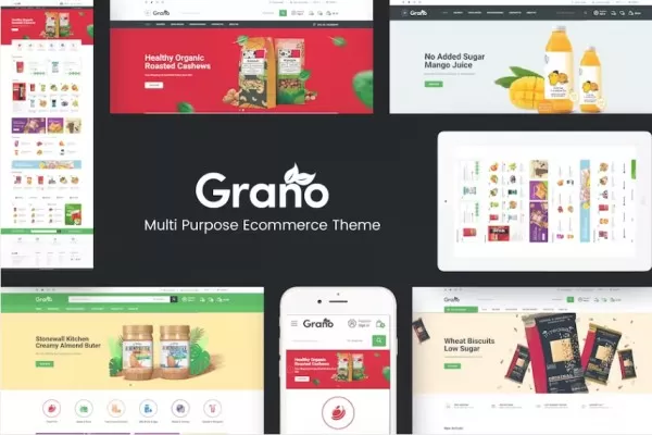Grano – 有机食品PrestaShopShop主题,天然农产品商城