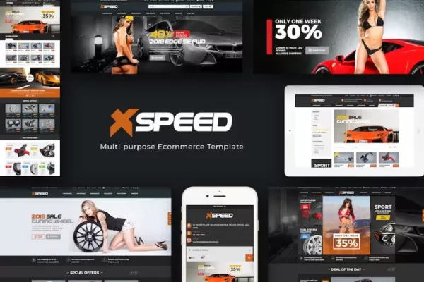 Xspeed – 汽车配件OpenCart主题,改装维修商城