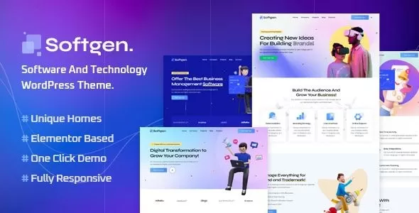 Softgen 1.0.6 – 软件技术WordPress主题，IT公司官网