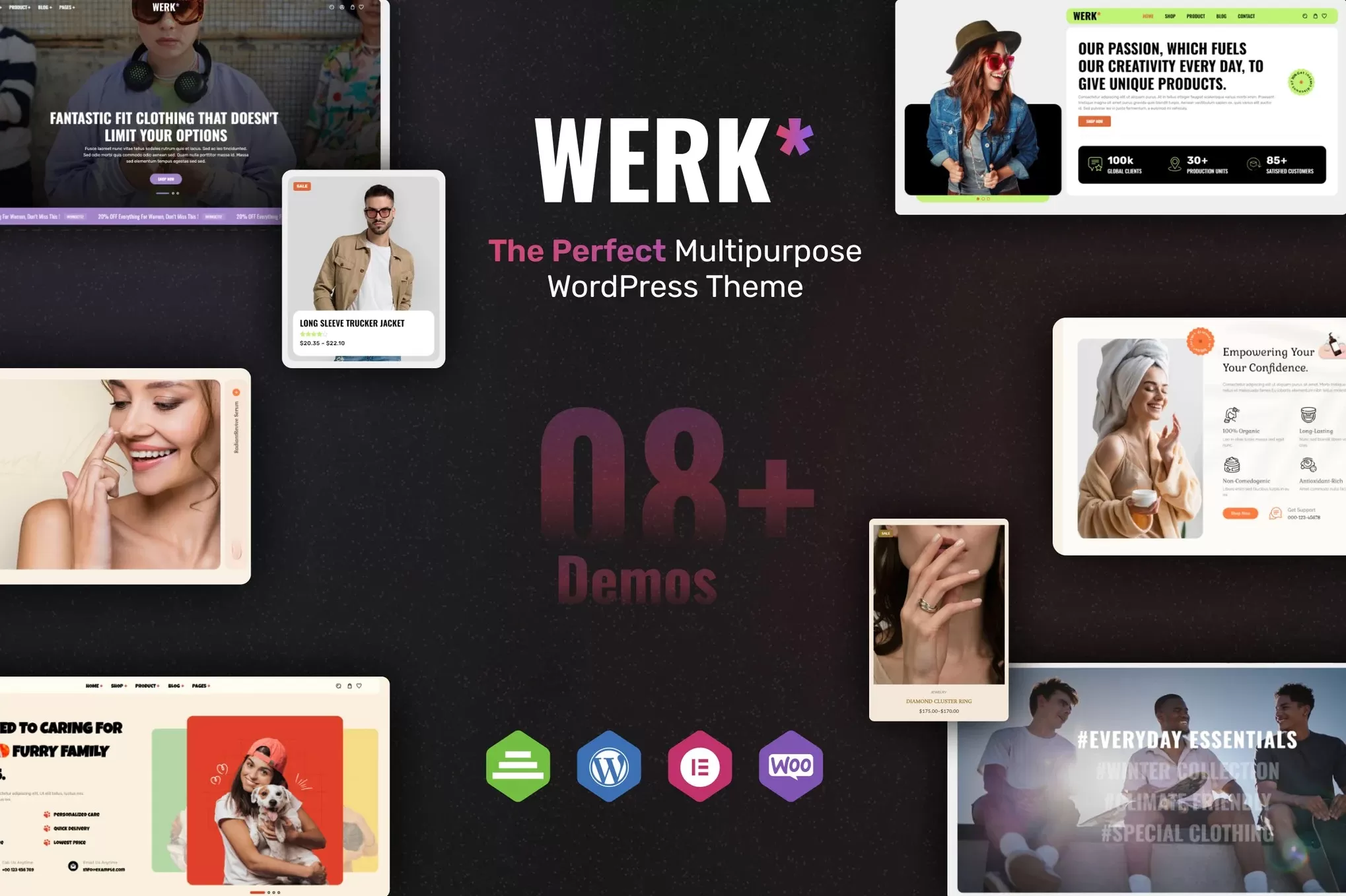 Werk – Elementor多用途WooCommerce主题，电商商城