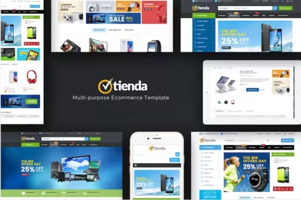 Tienda – 技术OpenCart主题，数码电子商城