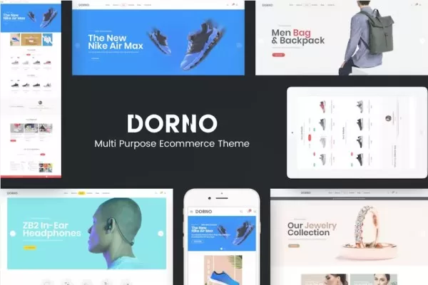 Dorno – OpenCart主题，简约多用途电商