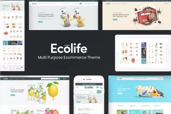 Ecolife – 多功能OpenCart主题，绿色生活商城
