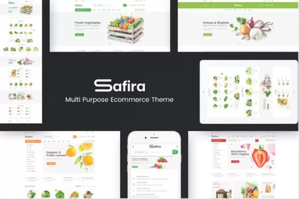 Safira – 响应式OpenCart主题，时尚珠宝电商