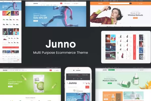 Junno – 响应式OpenCart主题，时尚电商