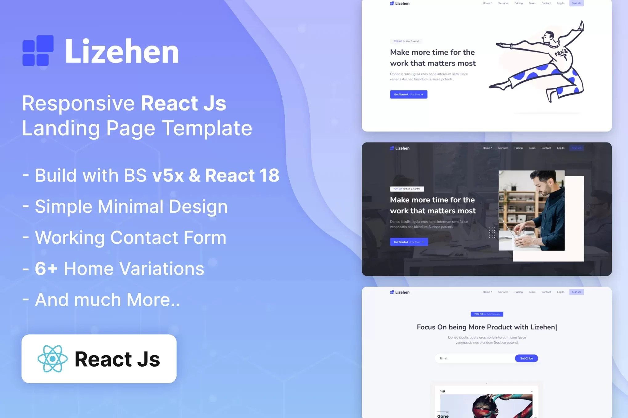 Lizehen – React 登陆页面模板