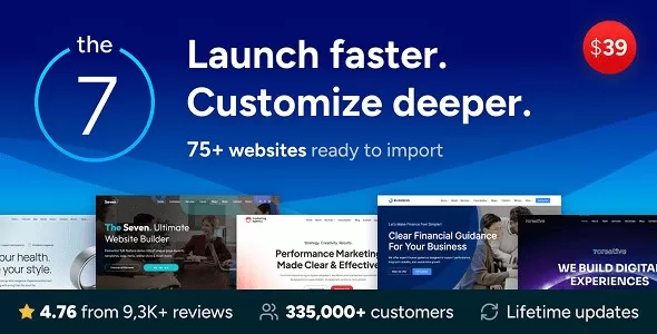 The7 v14.4.6 – 终极WordPress WooCommerce主题,企业电商全能