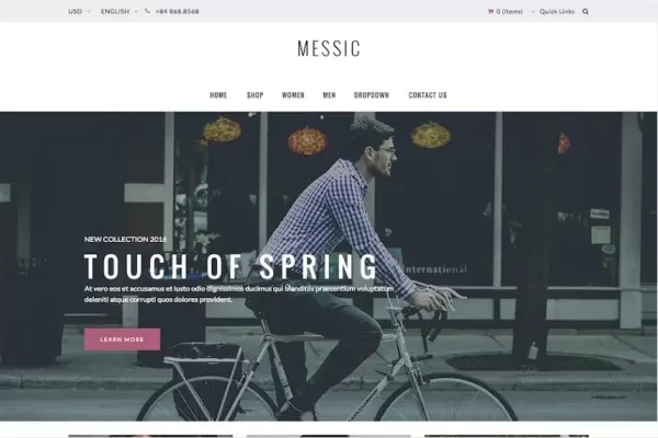 Messic – 时尚Magento主题,服装电商商城