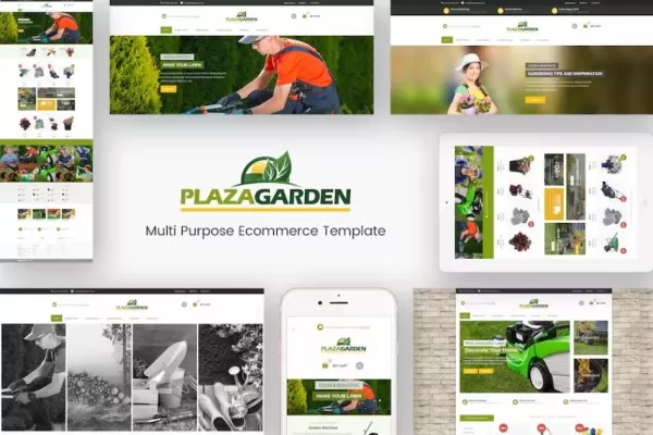 PlazaGarden – 响应式Magento主题，花园园艺电商