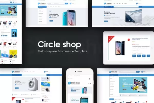 CircleShop – 响应式Magento主题,圆形设计商城