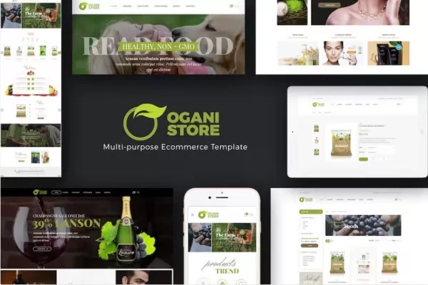 Ogani – 有机食品Magento主题,生鲜宠物商店