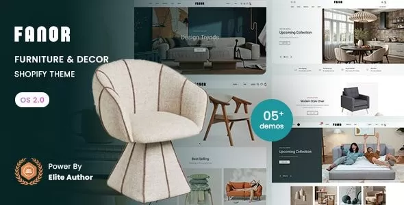 Fanor – 家具装饰Shopify 2.0主题,家居电商建站