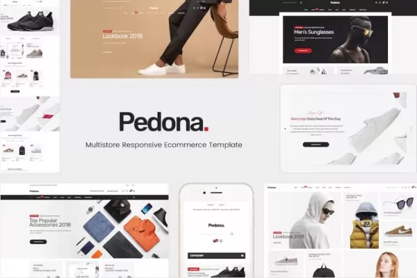 Pedona – 响应式Magento主题，时尚品牌商城