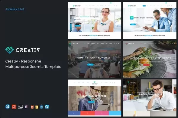 Creativ – 响应式多用途Joomla模板，全行业建站
